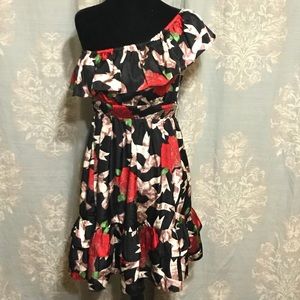 Gorgeous 2lot & Delicious Lined One Shoulder Dress